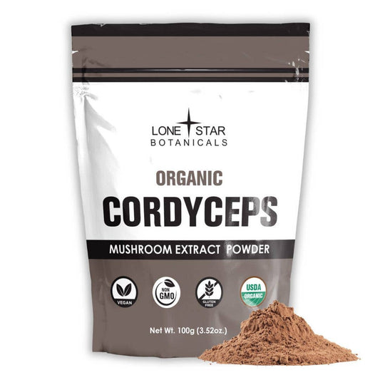 Lone Star Botanicals Organic Cordyceps Mushroom Powder 3.5oz