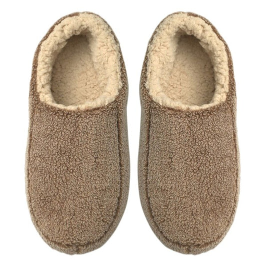 Sherpa Tan - Men's Cozy Sherpa House Slippers