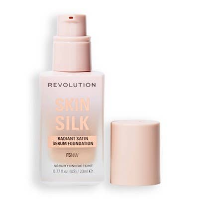 Makeup Revolution Skin Silk Serum Foundation F5NW 0.77floz - New