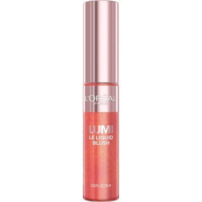 L'Oreal Paris True Match Lumi Le Liquid Blush for Cheeks Glowy Gold Pink 0.33 fl oz - New