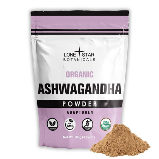 Lone Star Botanicals - Organic Ashwagandha Powder 100gr
