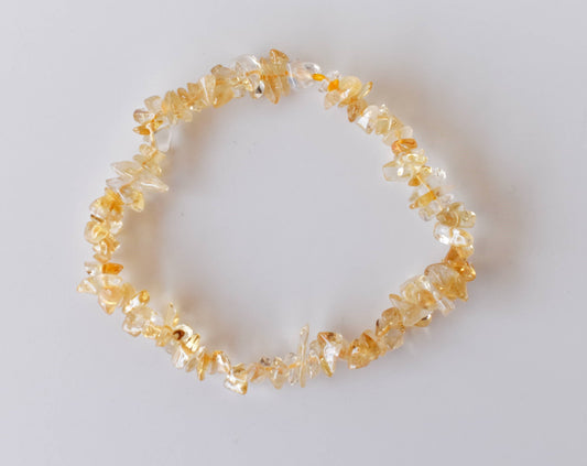 Healing Stones | Citrine | Chip Bracelet | Spiritual Jewelry