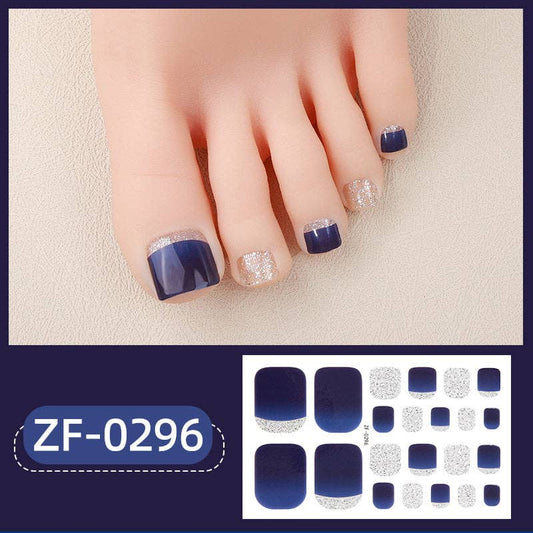 Nail Stickers With Pearl Glitter For Toes