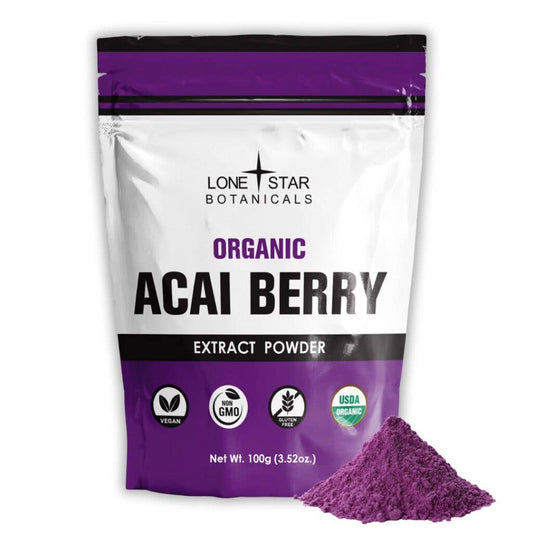 Lone Star Botanicals Organic Acai Berry Extract Powder 100gr