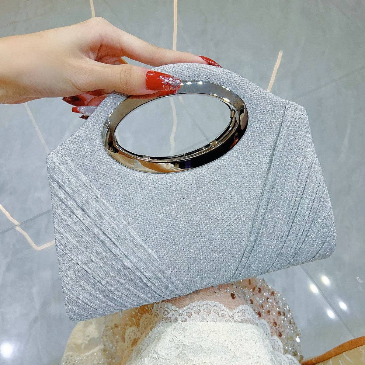 Evening Clutch Bag Women's Chic Portable Handbag