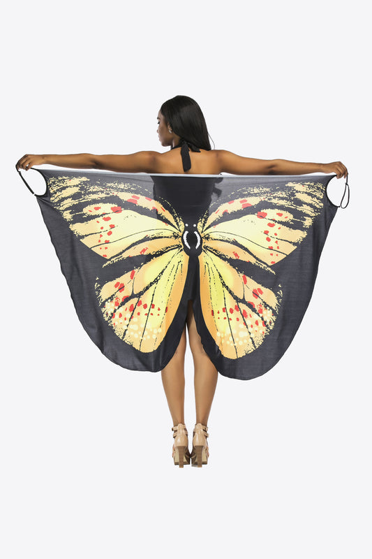 Butterfly Spaghetti Strap Cover Up - GlamZation