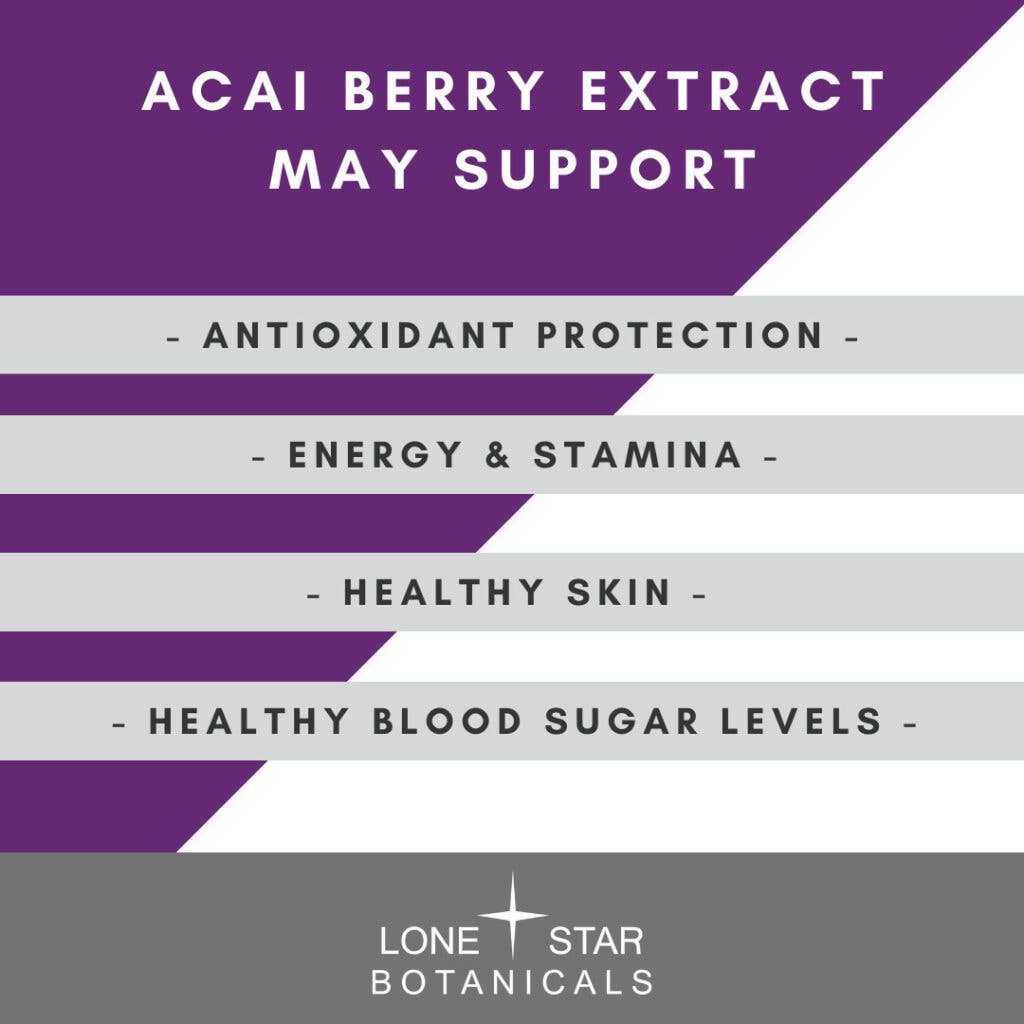 Lone Star Botanicals Organic Acai Berry Extract Powder 100gr