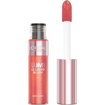 L'Oreal Paris True Match Lumi Le Liquid Blush for Cheeks Glowy Gold Pink 0.33 fl oz - New