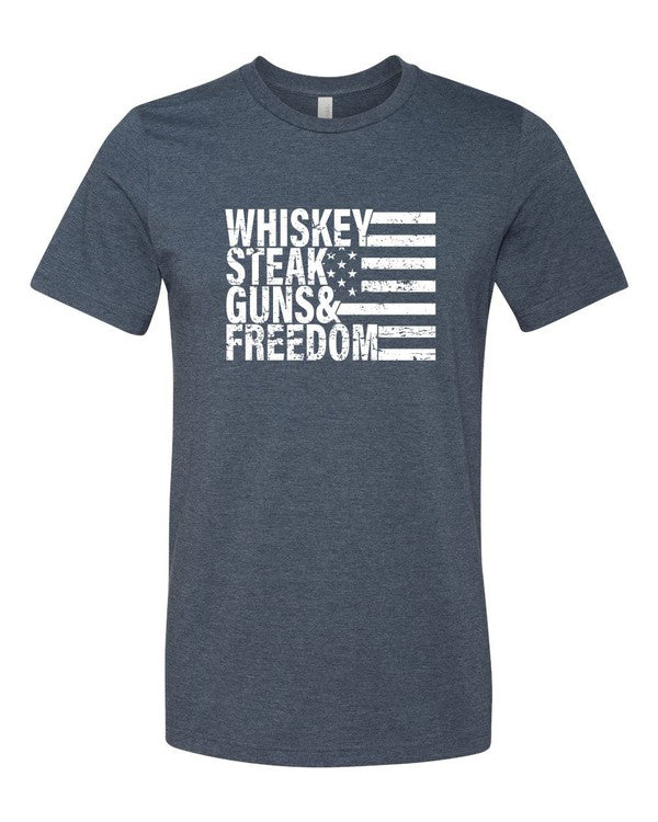 Whiskey Steak Guns & Freedom Tee