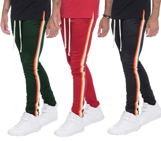 RAINBOW TAPE TRACK PANTS