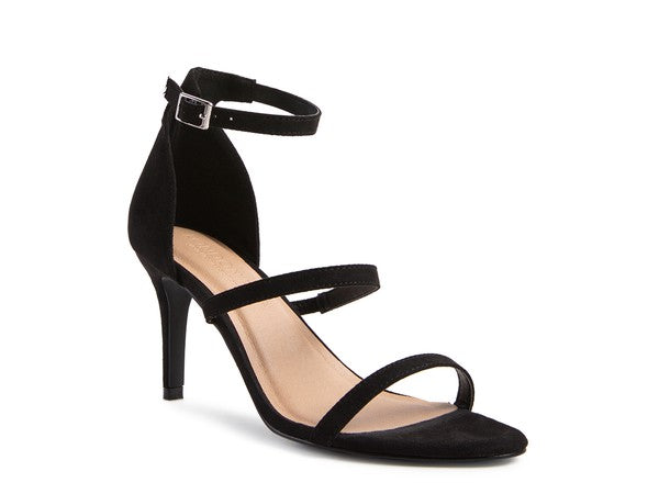 KAZAKI MID HEEL ANKLE STRAP SANDAL