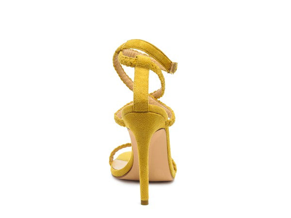 SHERRI SUEDE STILETTO SLING-BACK SANDAL