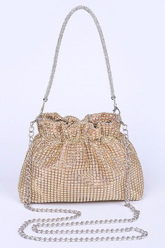 Metallic Crossbody Swing Bag