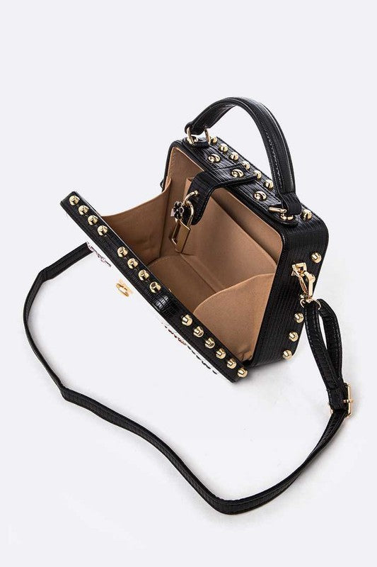 QUEEN LOVE Iconic Top Handle Box Swing Bag