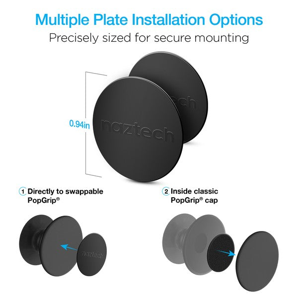 Naztech MagBuddy Universal Round Plates