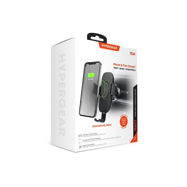 HyperGear Gravity 15W Wireless Fast Charge Mount