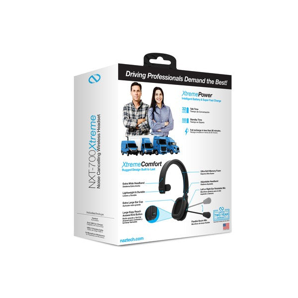 Naztech NXT-700 Xtreme Noise Cancelling Headset