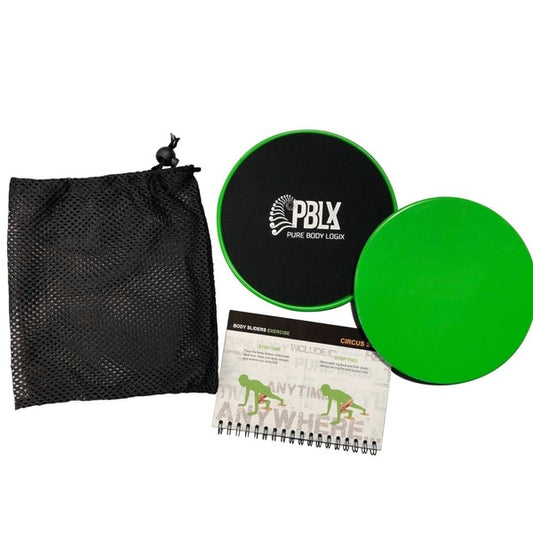 PBLX Gliders With Workout Booklet