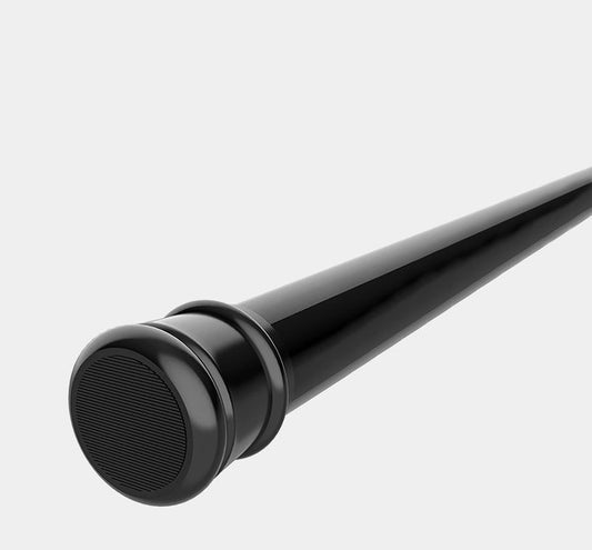Black Adjustable Tension Curtain Rod 41-76 inches