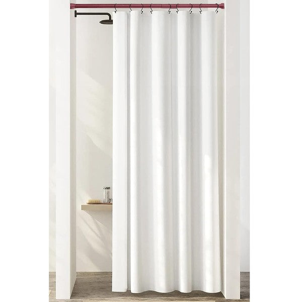 Burgundy Adjustable Tension Curtain Rod 41-76 in.