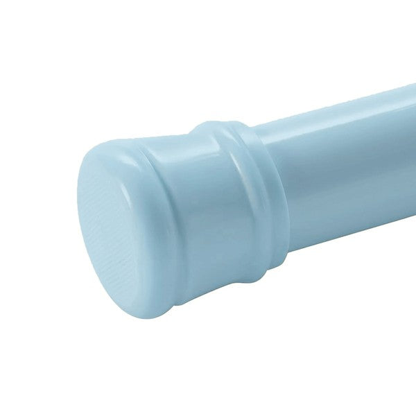 Blue Adjustable Tension Curtain Rod 41-76 in.