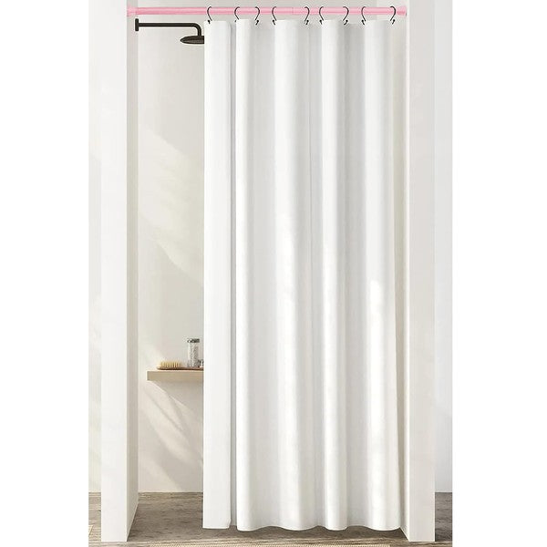 Pink Adjustable Tension Curtain Rod 41-76 inches