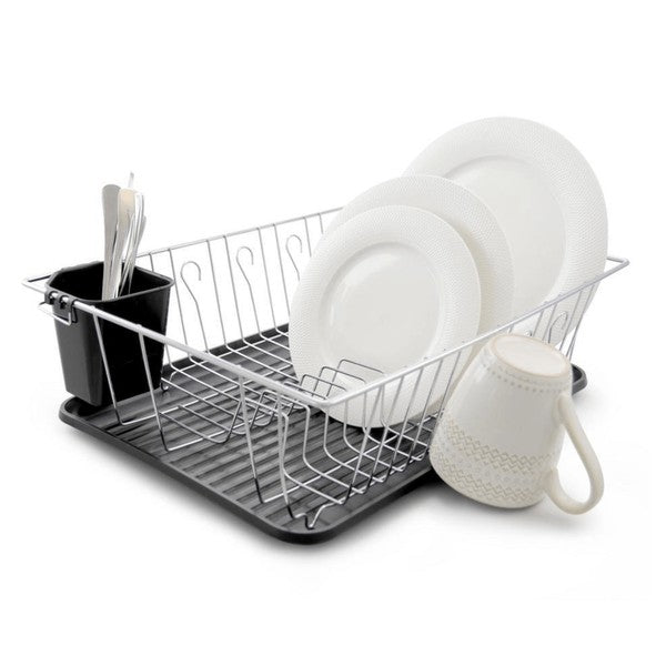 Better Chef 16 Inch PVC-Coated Metal Dish Rack