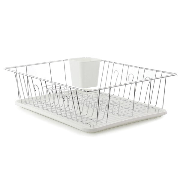 Better Chef 16 Inch PVC-Coated Metal Dish Rack