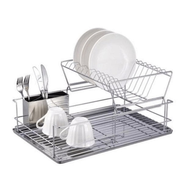 Better Chef 22 Inch 2-Tier  Chrome Dish Rack