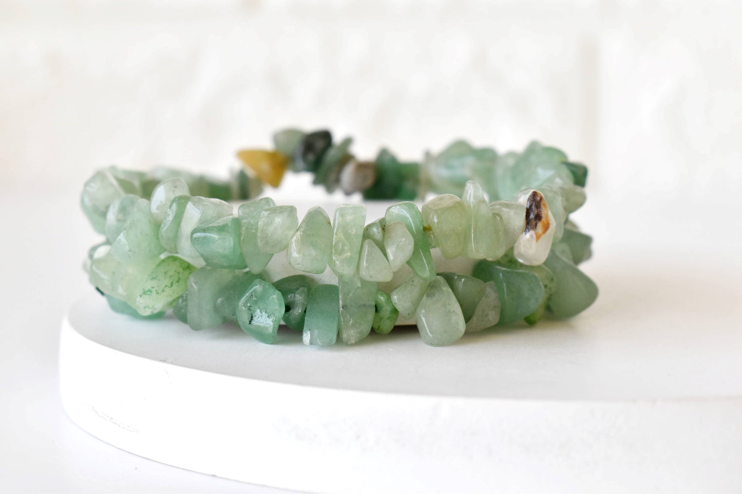 Healing Stone | Green Aventurine | Spiritual Chip Bracelet