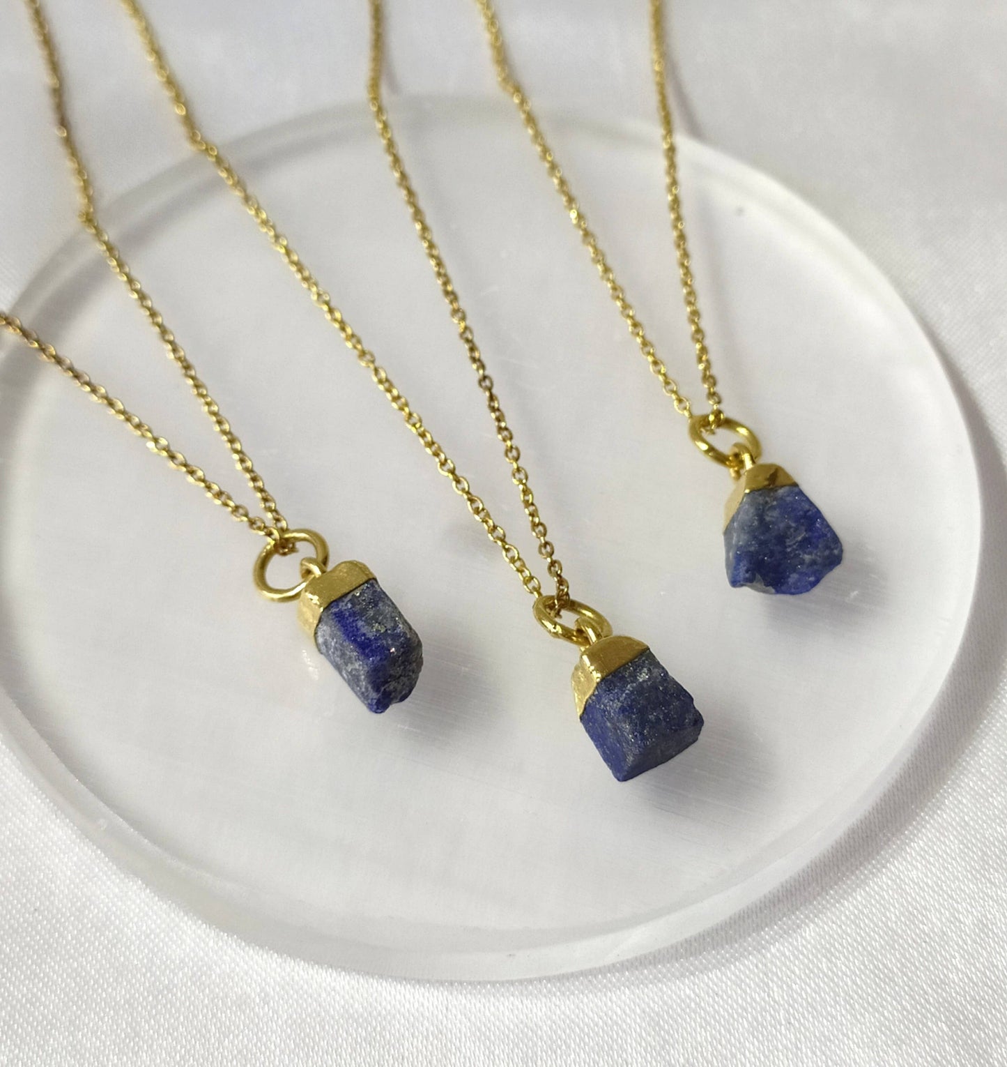Raw Crystal Necklace | Lapis Lazuli | Raw Gemstone Necklace