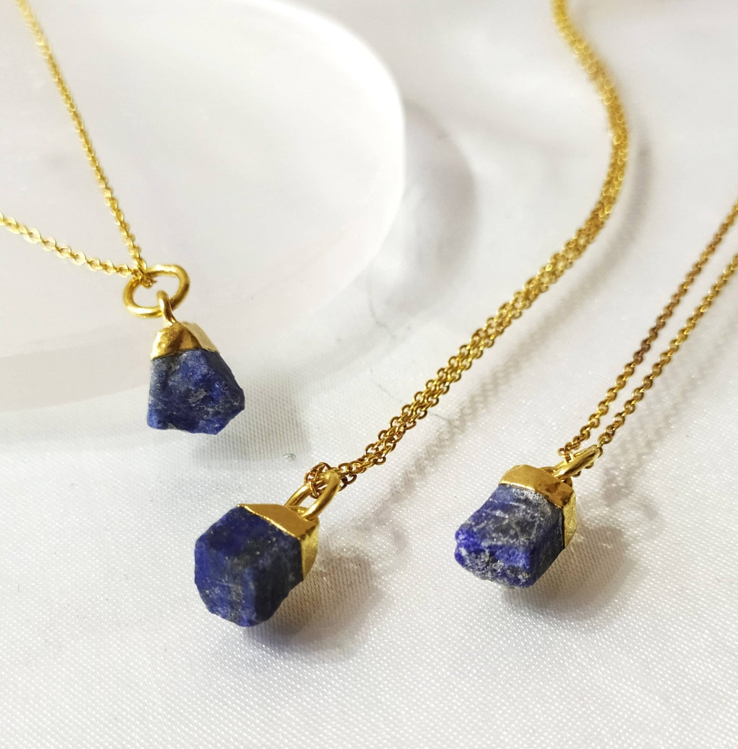 Raw Crystal Necklace | Lapis Lazuli | Raw Gemstone Necklace
