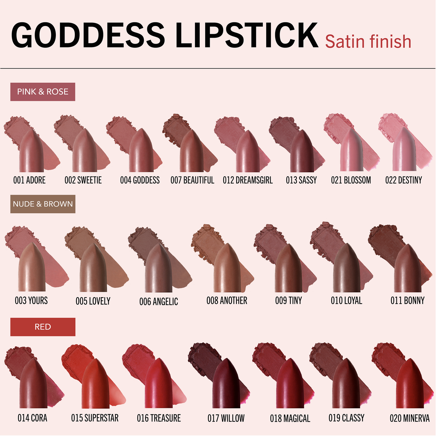 Lip Goddess Lipstick (017, Willow)