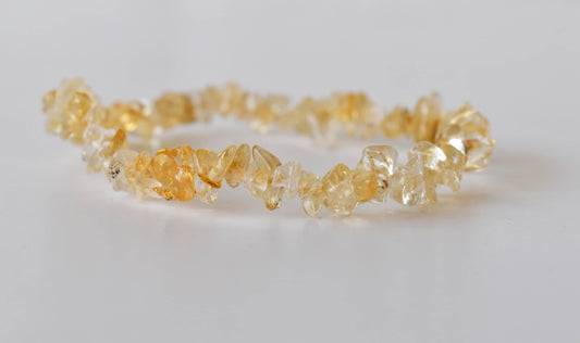 Healing Stones | Citrine | Chip Bracelet | Spiritual Jewelry