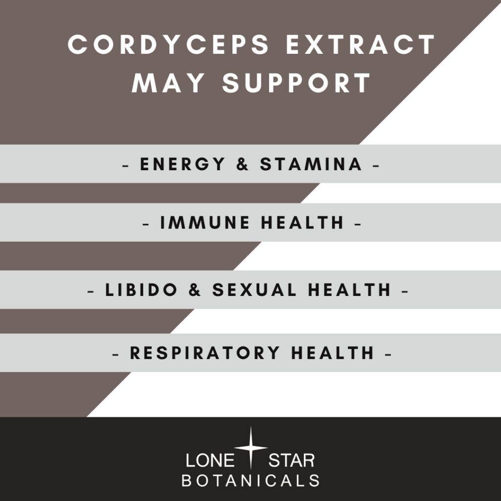 Lone Star Botanicals Organic Cordyceps Mushroom Powder 3.5oz