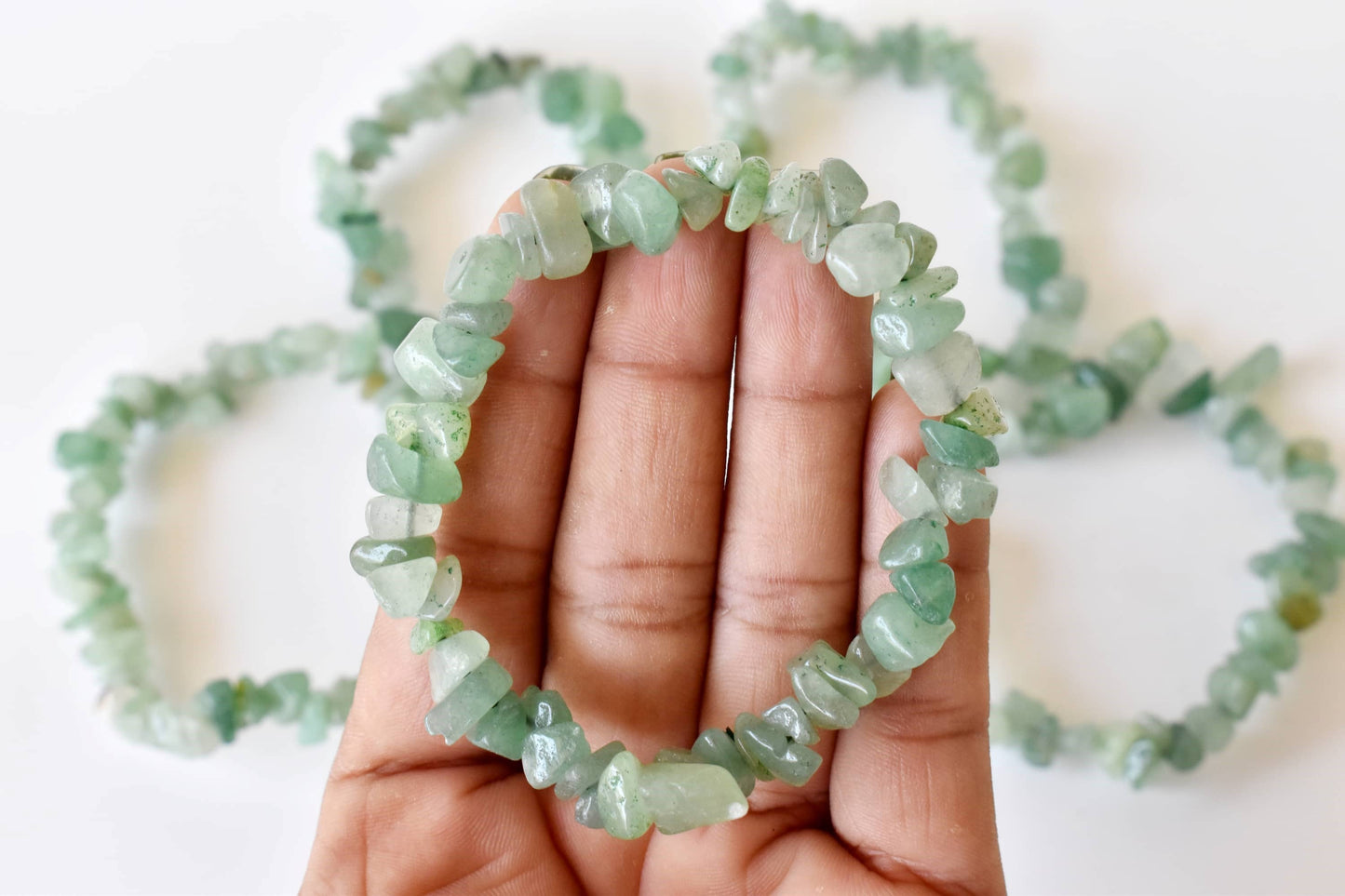 Healing Stone | Green Aventurine | Spiritual Chip Bracelet