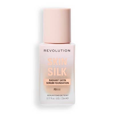 Makeup Revolution Skin Silk Serum Foundation F5NW 0.77floz - New