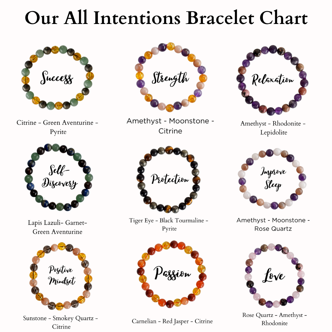 Healing Bracelets | GOOD FORTUNE | Gemstone Crystal Bracelet