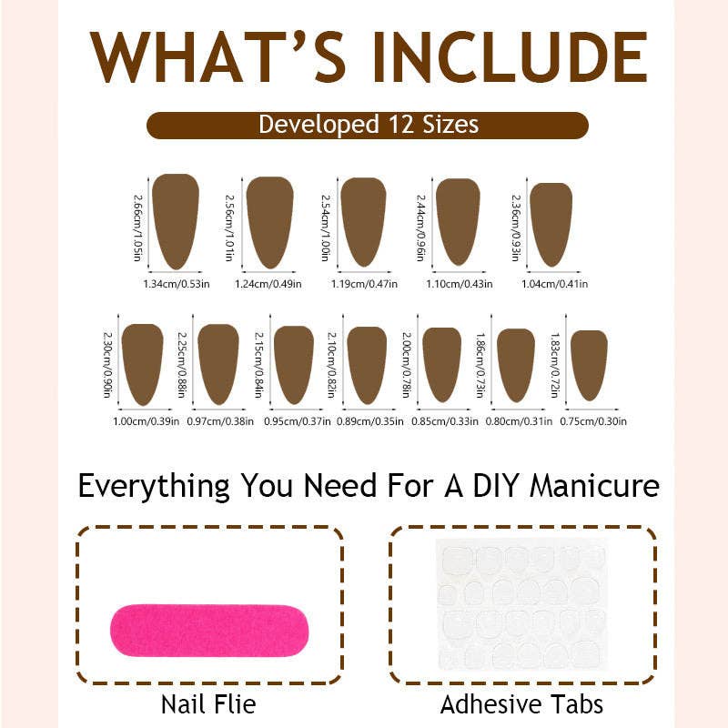 Red Cat Eye Cherry Nail Stickers Detachable Press On Nails
