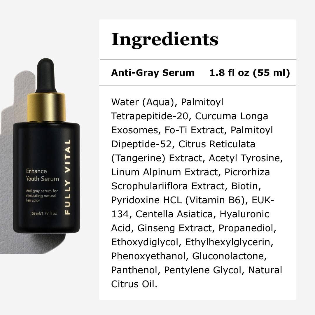Anti-Gray Serum | Gray Hair Reversal | Better Than Hair Dye
