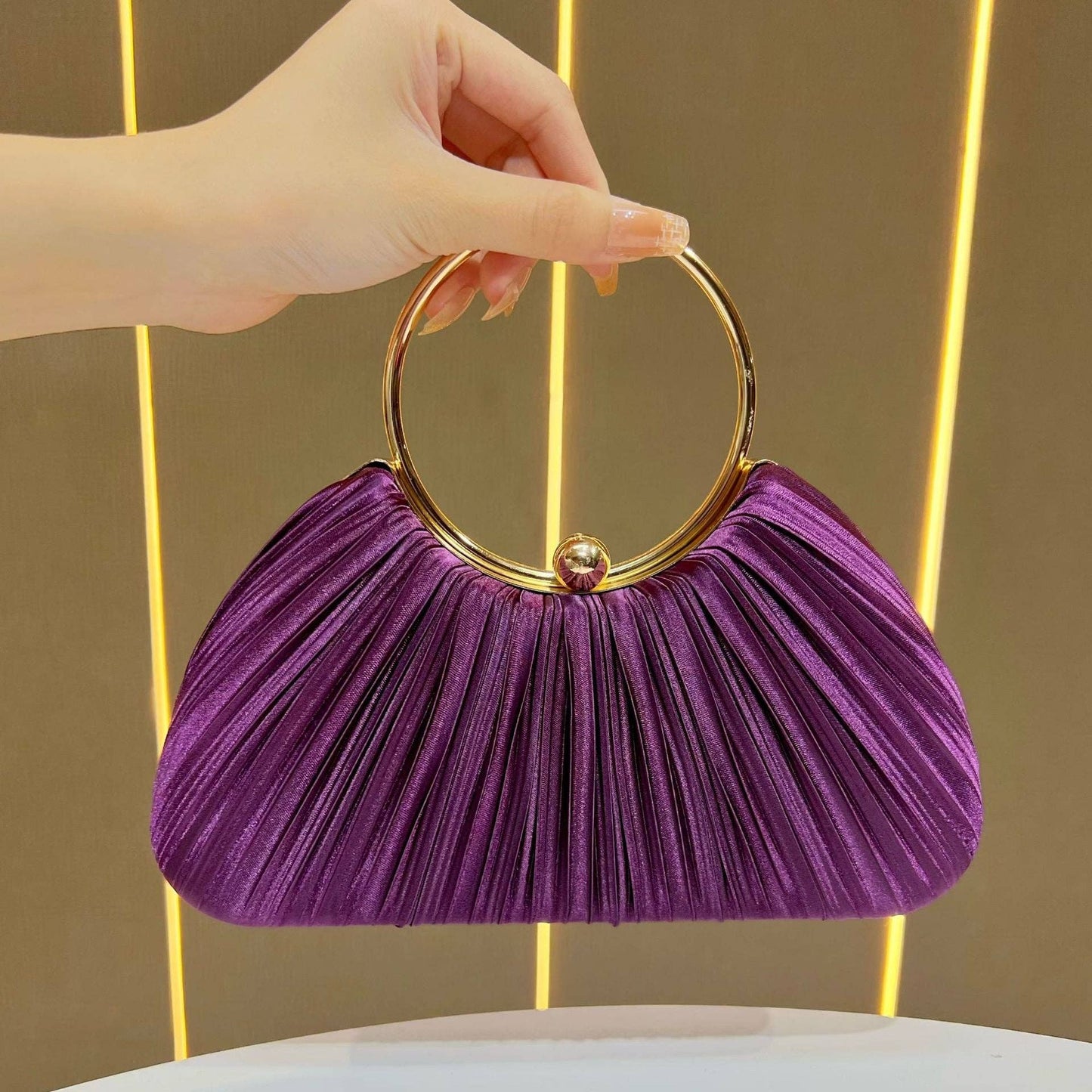 New Shell-Shaped Evening Clutch Bag for Parties