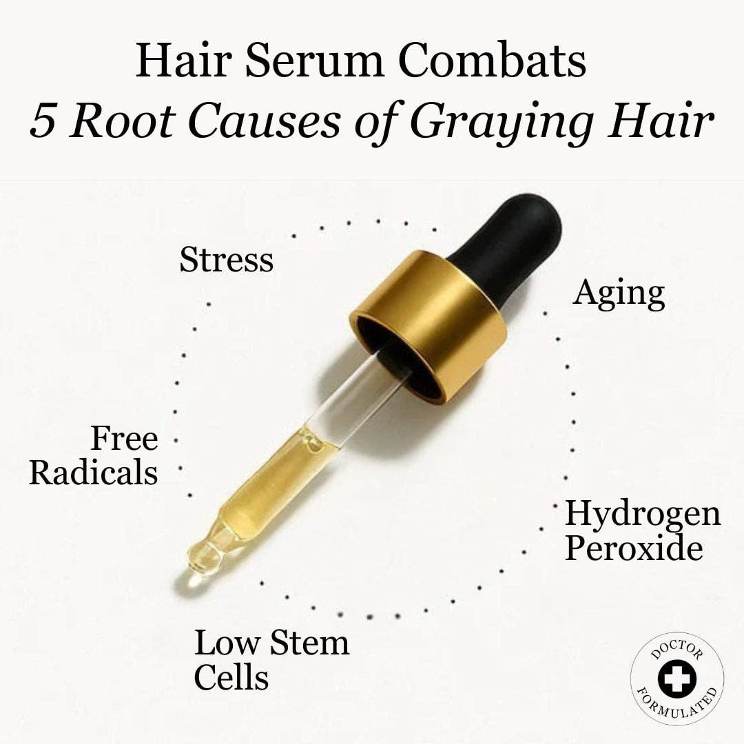 Anti-Gray Serum | Gray Hair Reversal | Better Than Hair Dye