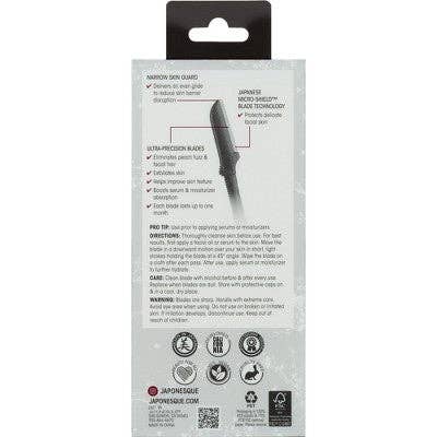 JAPONESQUE Precision Dermaplaner Facial Brush Razors 3ct - New