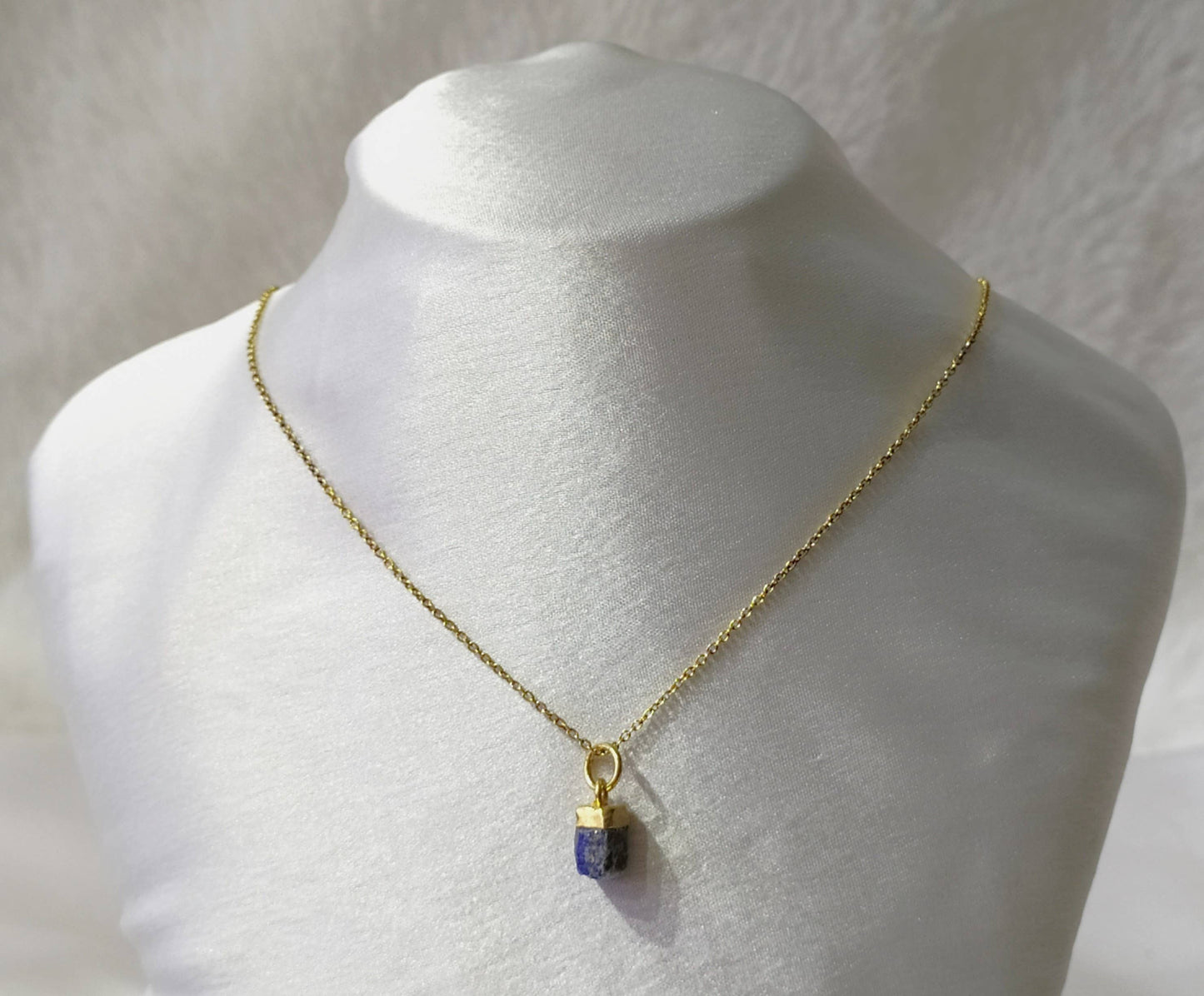 Raw Crystal Necklace | Lapis Lazuli | Raw Gemstone Necklace