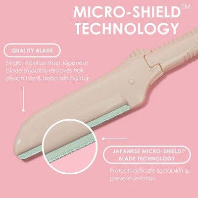 JAPONESQUE Precision Dermaplaner Facial Brush Razors 3ct - New