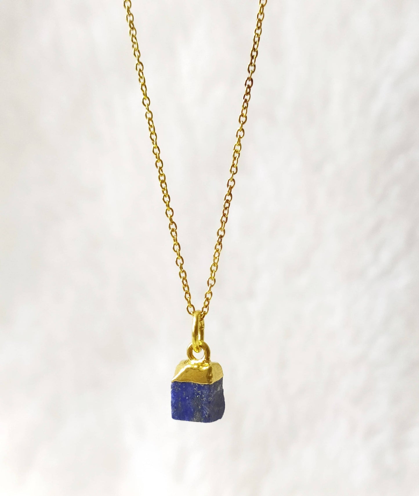 Raw Crystal Necklace | Lapis Lazuli | Raw Gemstone Necklace