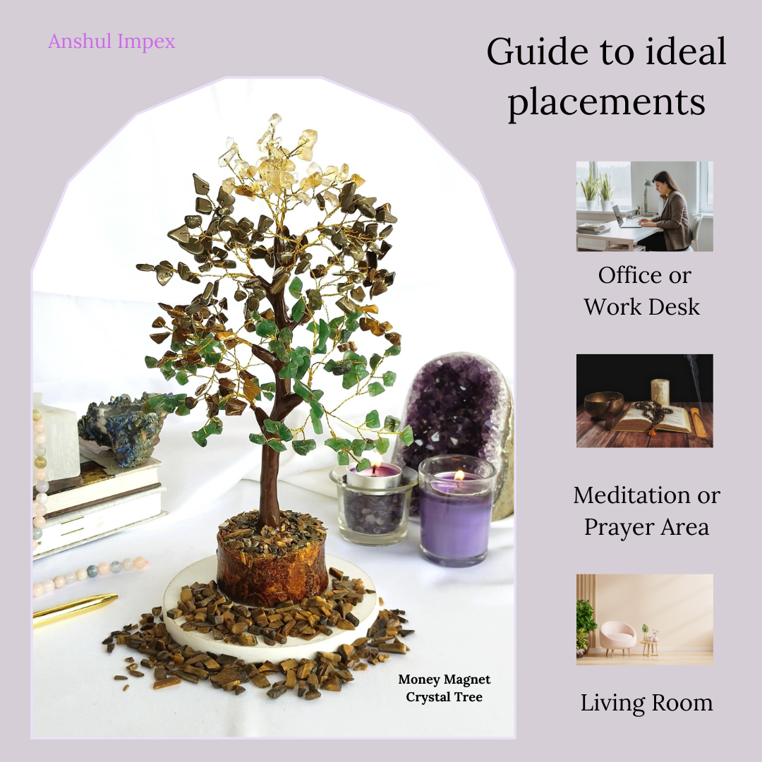 300 Chips Gemstone Tree | Money Tree | Tree Of Life