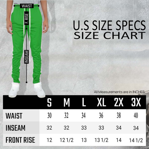 SLIM SKINNY  STRIPE DESIGN TRACK PANT JOGGERS