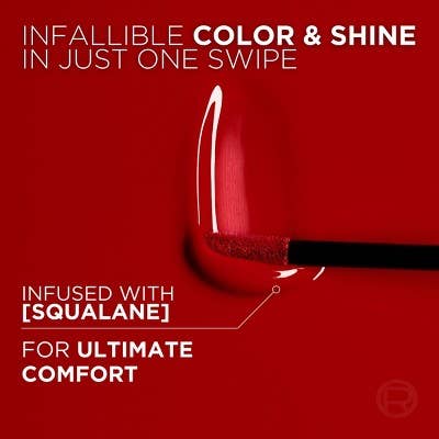 L'Oreal Paris Infallible Lacque Resistance Liquid Lipstick Berry Bordeaux 0.13 fl oz - New