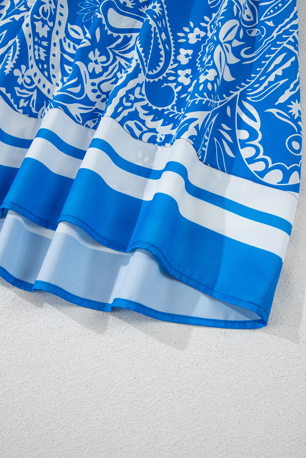 Rose Floral V Neck Crisscross Backless Maxi Dress